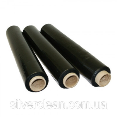 Стретч-плівка технічна чорна 23 мкм 187 метрів Стретч-плівка технічна чорна 23 мкм 187 метрів