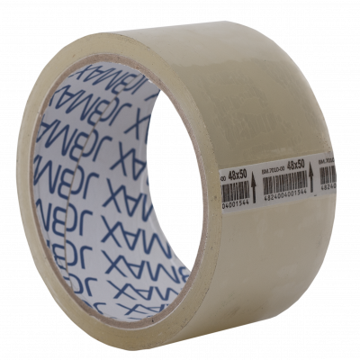 Клейка стрічка пакувальна 48мм x 50ярдів х 40мкм прозора JOBMAX Buromax Клейка стрічка пакувальна 48мм x 50ярдів х 40мкм прозора JOBMAX Buromax