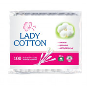 Косметические ватные палочки Lady Cotton в п/е 100 штук