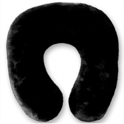 Підголівник-подушка на кушетку, чорний Підголівник-подушка на кушетку, чорний