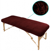 Чехол на кушетку 90х210см плюшевый, шоколад