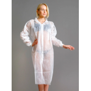 Халат одноразовий Comfort для відвідувача на кнопках 10 штук...