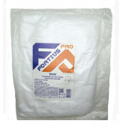 Халат медицинский на завязках и резинке Fortius Pro L/XL белый 1 штука