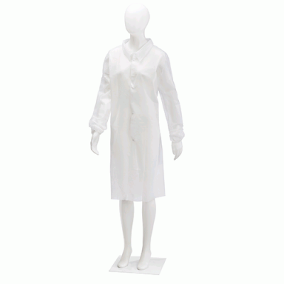 Халат відвідувача нетканий на 4 кнопках білий MED COMFORT 05010-W-XXL Халат відвідувача нетканий на 4 кнопках білий MED COMFORT 05010-W-XXL