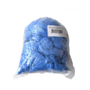 Бахіли 3 г 40х14см 13 мкм з поліетилену блакитні 100 штук