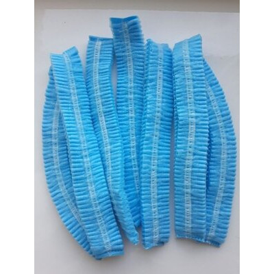 Шапочка медична на подвійній резинці Polix PROMED зі спанбонду блакитна 100 штук Шапочка медична на подвійній резинці Polix PROMED зі спанбонду блакитна 100 штук