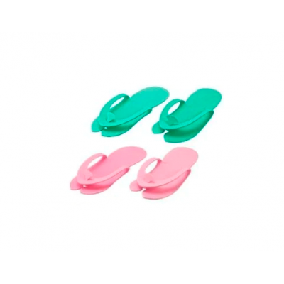 Тапки-в'єтнамки одноразові Rainbow Panni Mlada різнокольорові 25 пар Тапки-в'єтнамки одноразові Rainbow Panni Mlada різнокольорові 25 пар