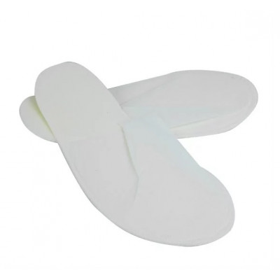 Тапочки одноразові Panni Mlada для готелей саун та салонів краси білі 40-44р 1пара Тапочки одноразові Panni Mlada для готелей саун та салонів краси білі 40-44р 1пара