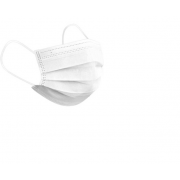 Маска процедурна трьохшарова неткана на резинці з гнучким но...