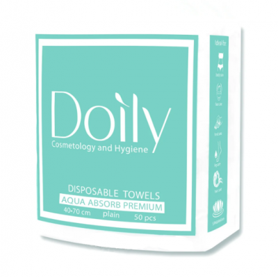 Рушники в пачці COMPACT AQUA Absorb Doily 40х70см з целюлози 40г/м2 гладка текстура 50 штук Рушники в пачці COMPACT AQUA Absorb Doily 40х70см з целюлози 40г/м2 гладка текстура 50 штук