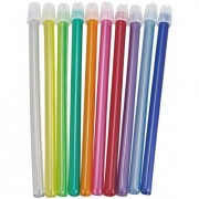 Слиновідсмоктувач пластиковий білий 150х8 мм Ampri 09013-W