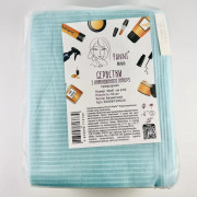 Серветки-нагруднии медичні з ламінованого паперу тришарові 3...