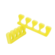 Розділювачі педикюрні делікатні Doily з пінополіетилену жовт...
