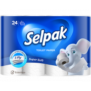 Туалетная бумага Selpak Pro Premium 3-слойная целлюлоза 24 р...