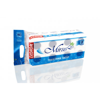 Туалетная бумага целлюлозная 2-слойная 18 м 150 отрывов 8 рулонов Туалетная бумага целлюлозная 2-слойная 18 м 150 отрывов 8 рулонов