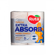 Полотенца бумажные трехслойные Ruta Extra Absorb 2 рулона