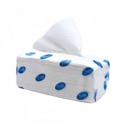 Рушники паперові целлюлозні двошарові 22,5х22,5 см V-складання Тіша Premium 160 листів