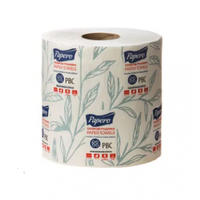 Полотенце целлюлозное Papero Джамбо 3-слойное 350 листов 1 рулон Полотенце целлюлозное Papero Джамбо 3-слойное 350 листов 1 рулон