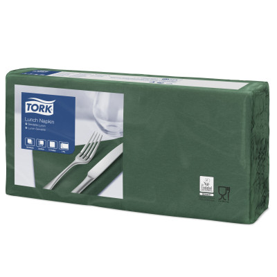 Салфетки Tork Advanced зеленые трехслойные 33х33 сантиметра 150 листов Салфетки Tork Advanced зеленые трехслойные 33х33 сантиметра 150 листов