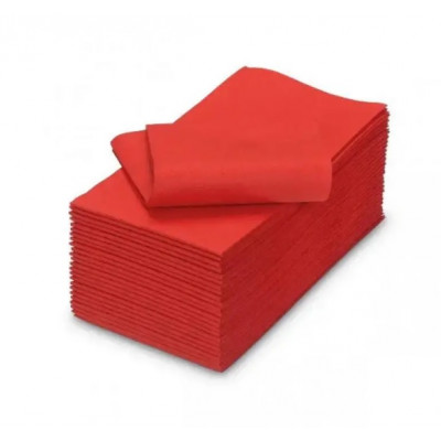 Салфетка столовая 2-слойная 30х33 см 180 листов красная 1/8 сложения Салфетка столовая 2-слойная 30х33 см 180 листов красная 1/8 сложения