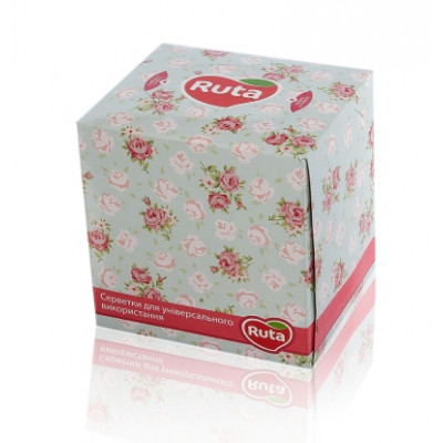 Серветки косметичні Ruta Палітра білі 80 листів Серветки косметичні Ruta Палітра білі 80 листів