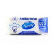 Влажные салфетки Smile Antibacterial c Д-пантенолом 60 штук