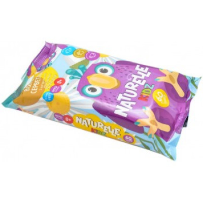 Салфетка влажная 60 штук Naturelle kidz ромашка Салфетка влажная 60 штук Naturelle kidz ромашка