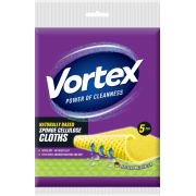 Серветки для прибирання губчаті Vortex 5 штук