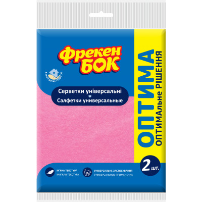 Салфетки универсальные Оптима 38х30 см 2 штуки Салфетки универсальные Оптима 38х30 см 2 штуки