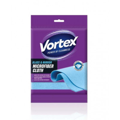 Серветка мікрофібра для скла та дзеркала 35x35 см Vortex Серветка мікрофібра для скла та дзеркала 35x35 см Vortex