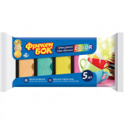 Губки кухонні з хвилястою поверхнею COLOR 5 штук