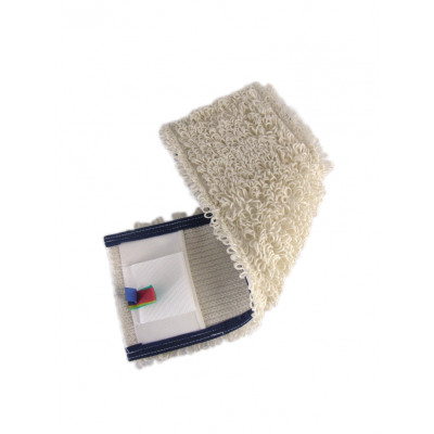 Моп петельный тафтинговый х/б цельнотканный 40 см крепление карман+язык Моп петельный тафтинговый х/б цельнотканный 40 см крепление карман+язык