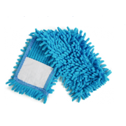 Насадка змінна з мікрофібри шиньйон 1000 пальців блакитна