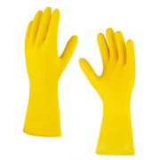 Рукавички гумові універсальні латексні розмір М