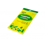 Рукавички гумові універсальн латексніі розмір L