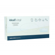 Вінілові рукавички IDEALL VINYL нестирильні неприпудрені універсальні захисні одноразові L 50 пар