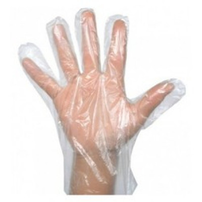 Рукавички поліетиленові одноразові безрозмірні 100 штук Рукавички поліетиленові одноразові безрозмірні 100 штук