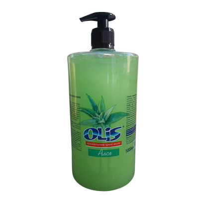 Рідке мило Olis Алое з дозатором (1000 мл) Рідке мило Olis Алое з дозатором (1000 мл)