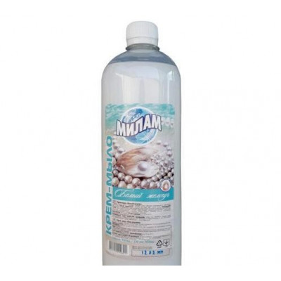 Жидкое мыло Белая жемчужина 950 мл Милам Жидкое мыло Белая жемчужина 950 мл Милам