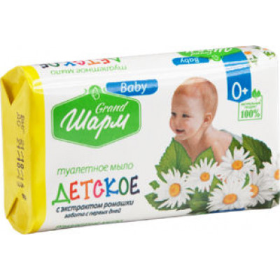 Мило туалетне Grand Шарм дитяче 70 грам Мило туалетне Grand Шарм дитяче 70 грам