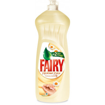 Средство для мытья посуды FAIRY Нежные руки Ромашка и витамин Е 1 литр Средство для мытья посуды FAIRY Нежные руки Ромашка и витамин Е 1 литр