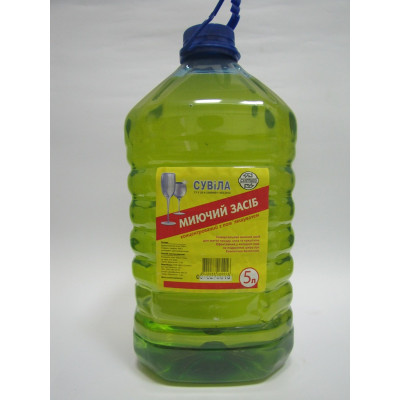 Универсальное моющее средство Сувила зеленое с ароматом яблока 5 л Универсальное моющее средство Сувила зеленое с ароматом яблока 5 л