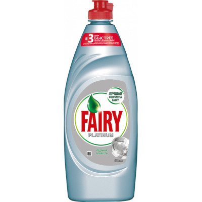 Засіб для миття посуду FAIRY PLATINUM Крижана свіжість 650 мл Засіб для миття посуду FAIRY PLATINUM Крижана свіжість 650 мл