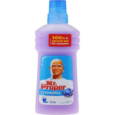 Миюча рідина для підлоги і стін MR PROPER Лавандовий спокій 500 мл Миюча рідина для підлоги і стін MR PROPER Лавандовий спокій 500 мл