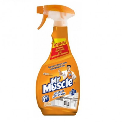 Мистер Мускул Эксперт для кухни "Энергия цитруса" с распылителем 450 миллилитров Мистер Мускул Эксперт для кухни "Энергия цитруса" с распылителем 450 миллилитров