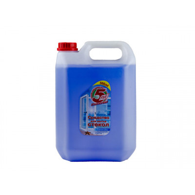 Засіб для миття скла Five Морський бриз 5 л Засіб для миття скла Five Морський бриз 5 л