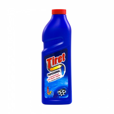 Гель для видалення засмічень в каналізаційних трубах Tiret Professional 1 л Гель для видалення засмічень в каналізаційних трубах Tiret Professional 1 л