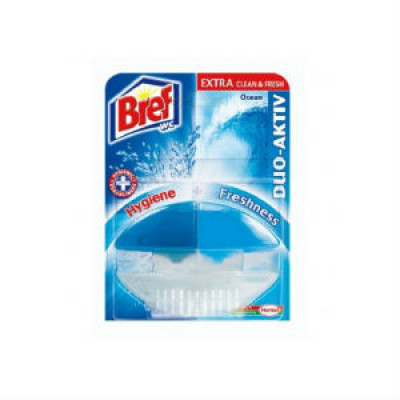 Туалетные блоки Бреф Дуо актив Океан с корзинкой 50 миллилитров Туалетные блоки Бреф Дуо актив Океан с корзинкой 50 миллилитров