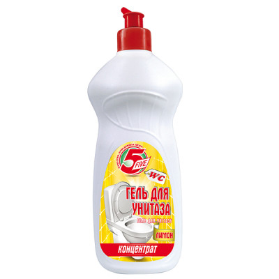 Гель для унітазу Five Лимон 500 мл Гель для унітазу Five Лимон 500 мл