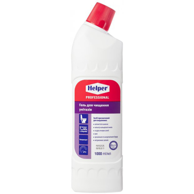 Средство для чистки унитаза Helper Professional 1 литр Средство для чистки унитаза Helper Professional 1 литр